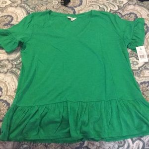 Crown & Ivy Peplum Top